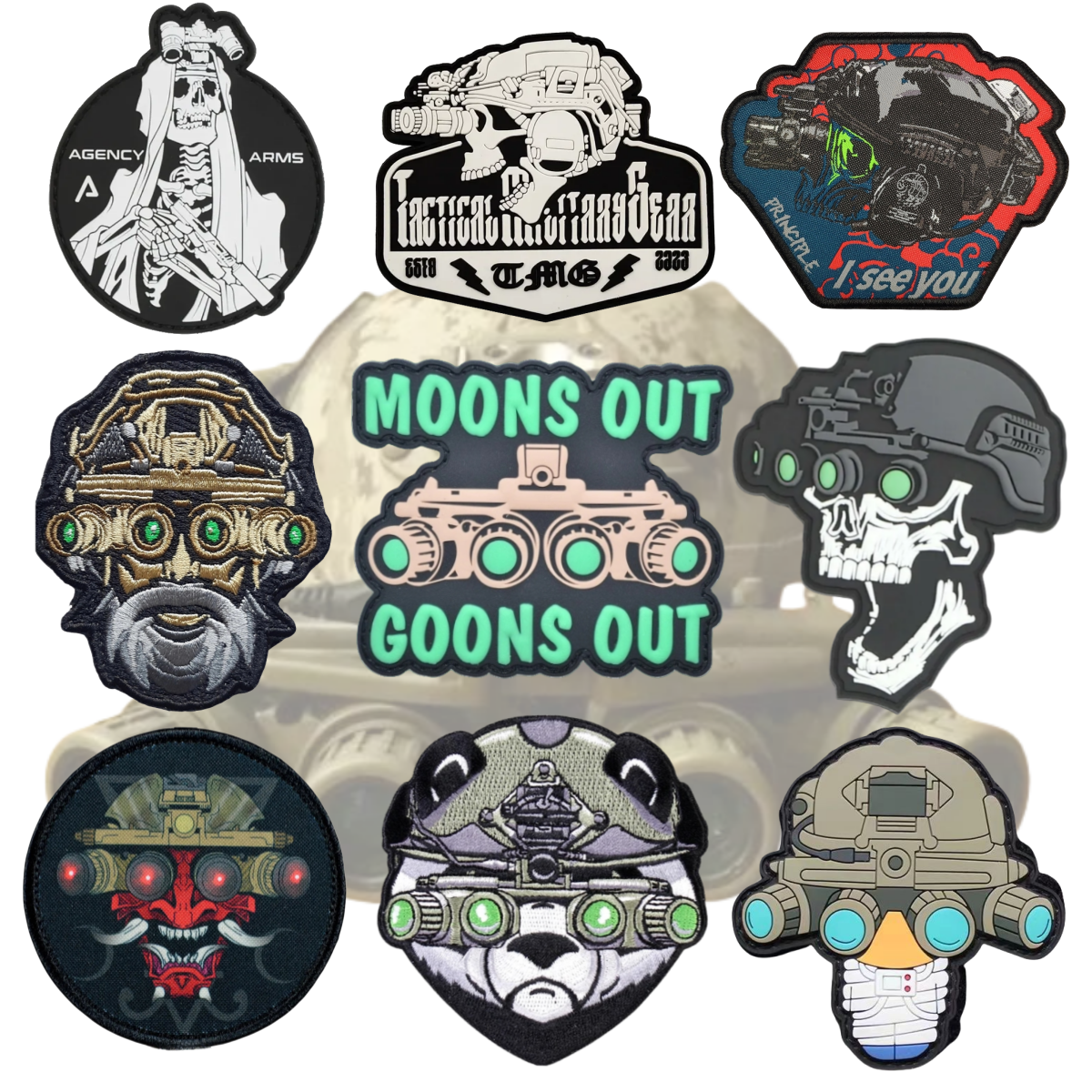 Hunting Blind Fabric - GPNVG18 Night Vision Device Tactical Patch