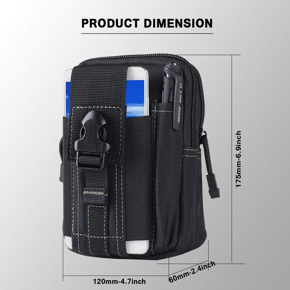 Tactical Molle Belt Pouch Mili - Outdoor Hunting Bag avaliação e preço