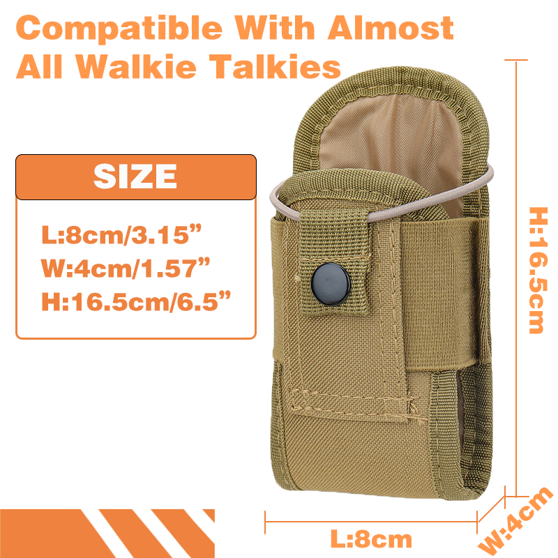 Tactical Walkie Talkie Pouch T - Outdoor Hunting Bag avaliação e preço