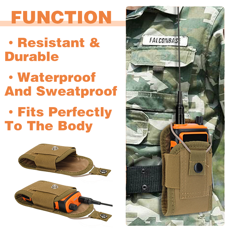 Tactical Walkie Talkie Pouch T - Outdoor Hunting Bag avaliação e preço
