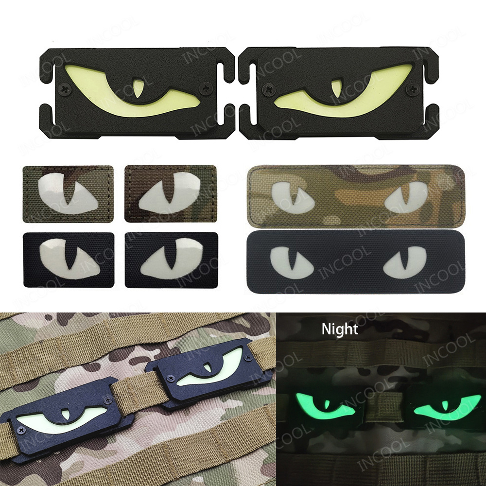 Cat Eyes Glow In Dark Patches  - Hunting Blind Fabric avaliação e preço