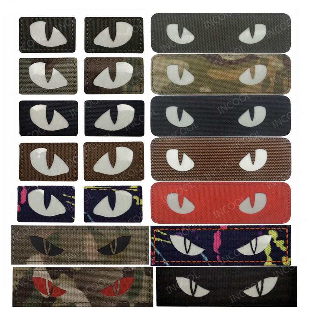 Cat Eyes Glow In Dark Patches  - Hunting Blind Fabric avaliação e preço