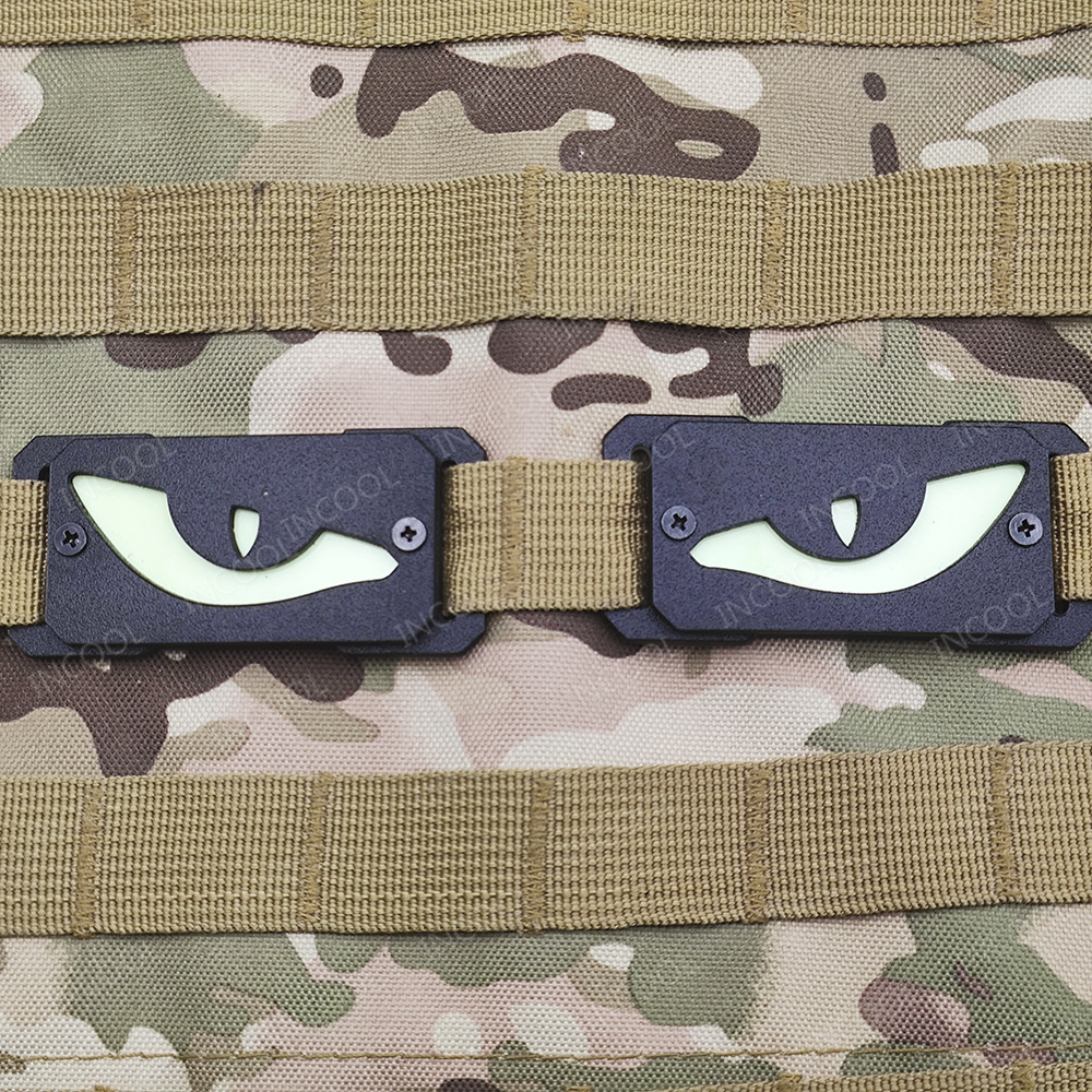 Cat Eyes Glow In Dark Patches  - Hunting Blind Fabric avaliação e preço