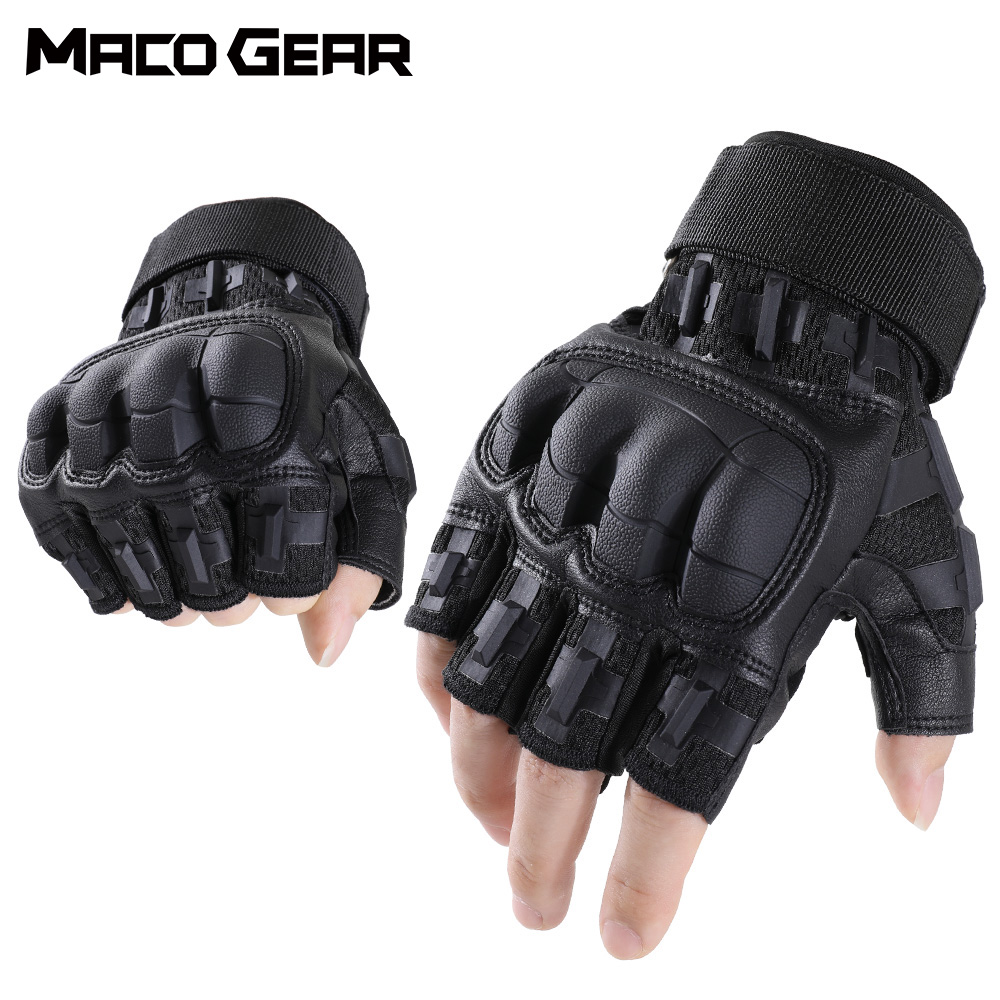 Men Tactical Half Finger Glove - Outdoor Hunting Gloves avaliação e preço