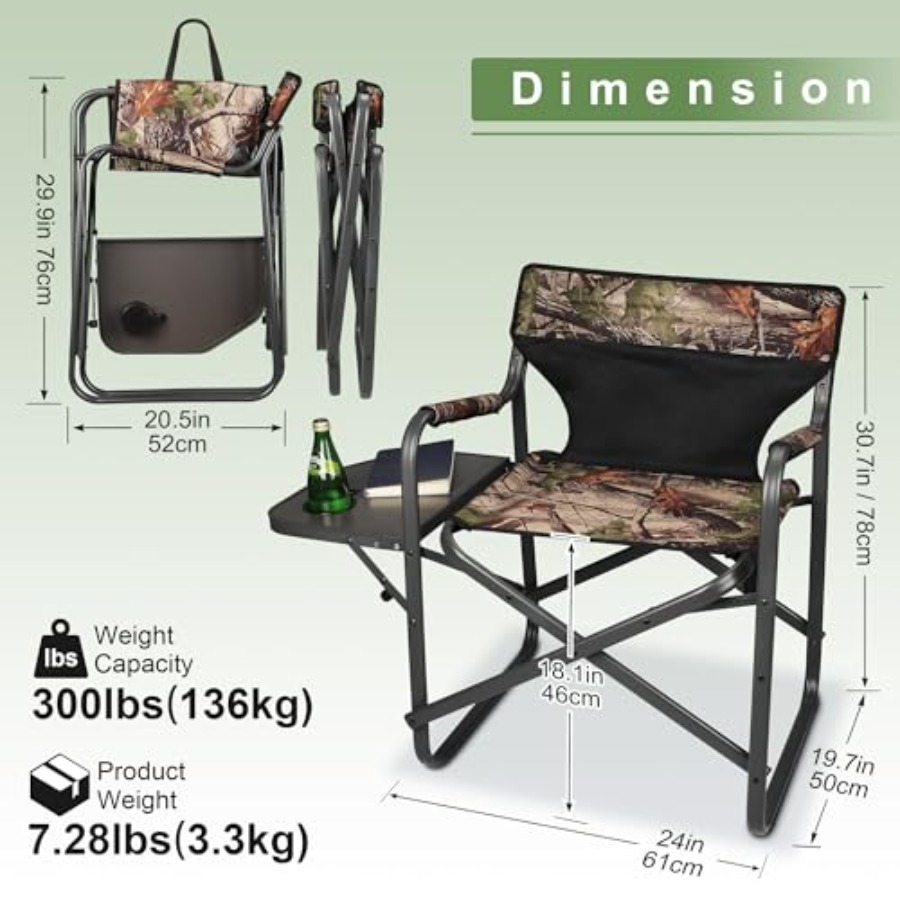 Directors Camping Chairs-Light - Hunting And Fishing Outdoor Chairs avaliação e preço