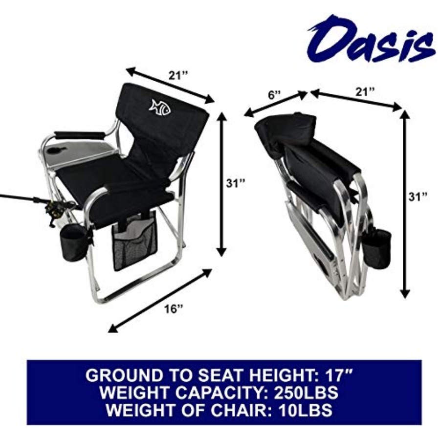 Oasis Premium Director Fishing - Hunting And Fishing Outdoor Chairs avaliação e preço
