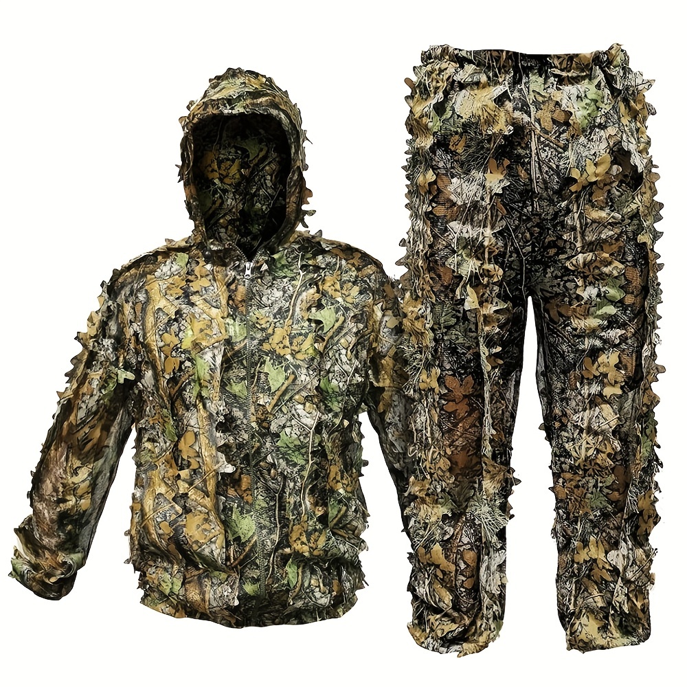 Hunting Suit Jungle Leaves Lig - Outdoor Hunting Photography avaliação e preço