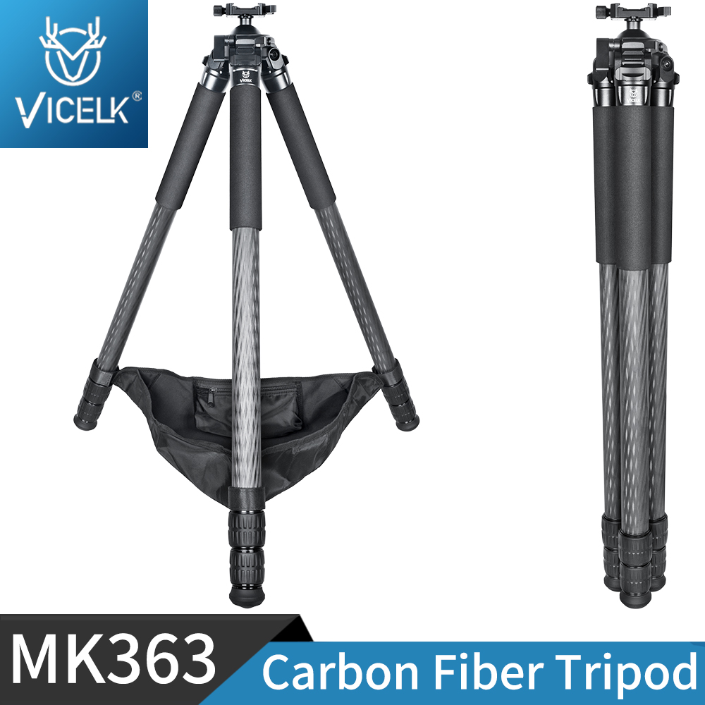 VICELK MK363 CarbonFiber Tripo - Outdoor Hunting Photography avaliação e preço