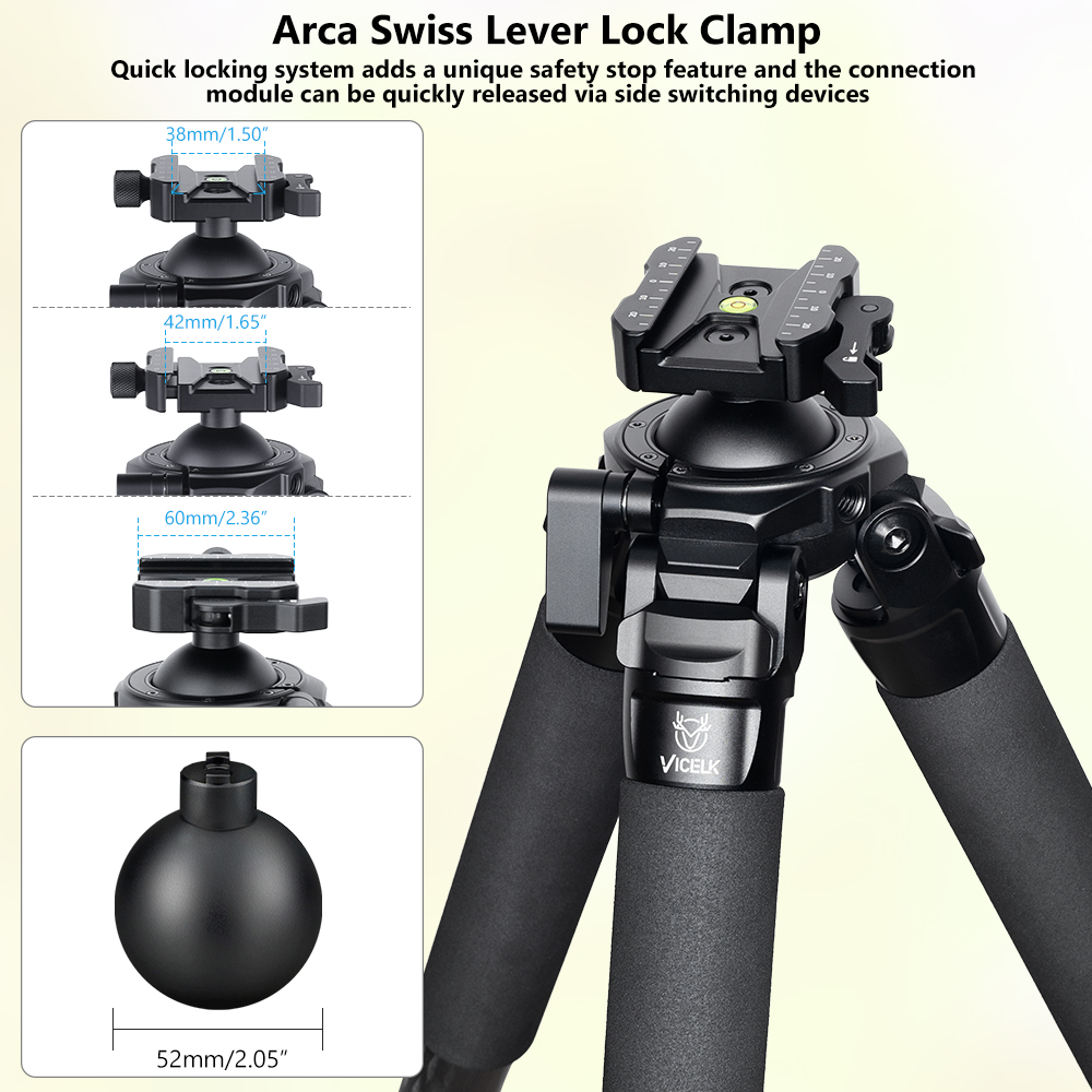 VICELK MK363 CarbonFiber Tripo - Outdoor Hunting Photography avaliação e preço