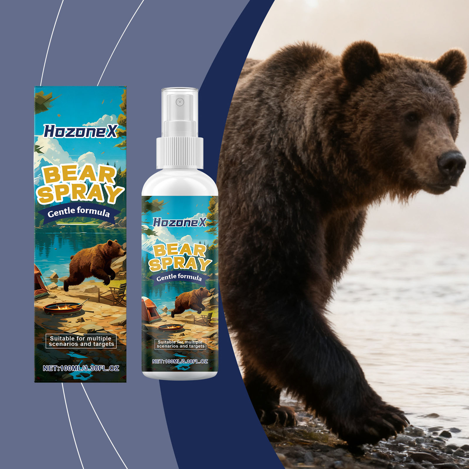 Bear Spray Outdoor Camping Hik - Bear Spray Protection avaliação e preço