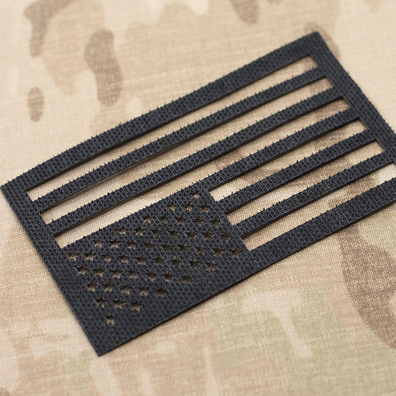 US Flag Laser Cutting Patch In - Hunting Blind Fabric avaliação e preço