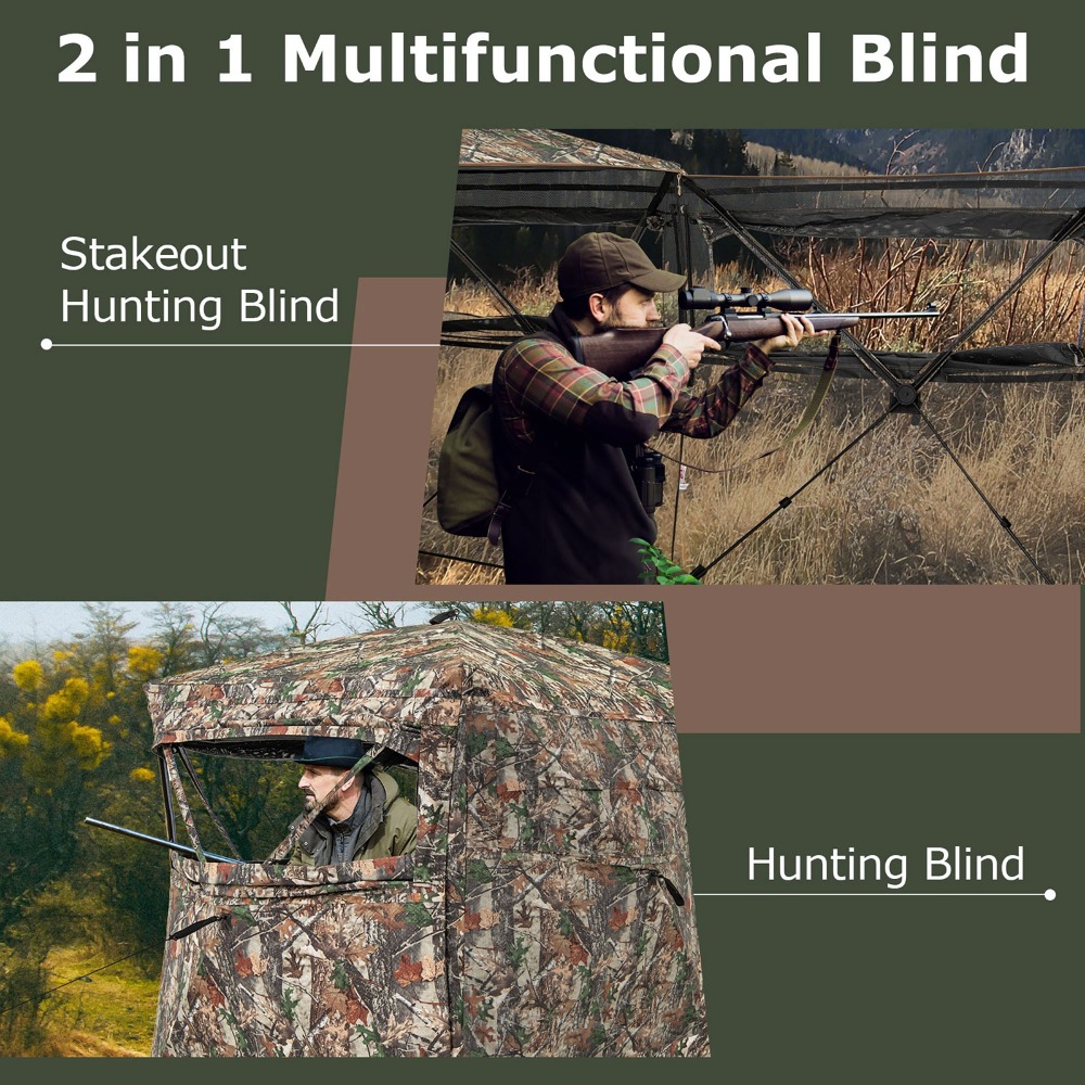 360° One-Way See-Through Hunti - Hunting Blind Fabric avaliação e preço
