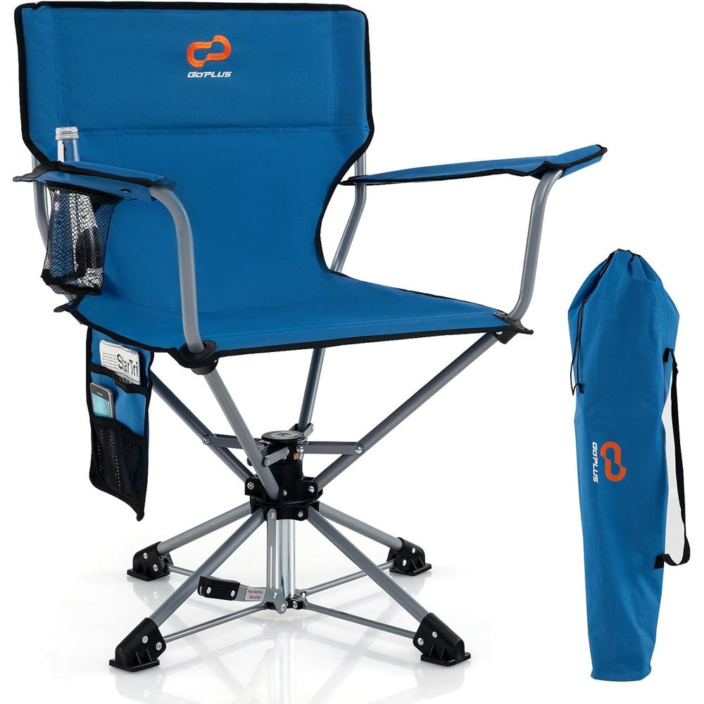 360 Degree Swivel Folding Hunt - Hunting And Fishing Outdoor Chairs avaliação e preço
