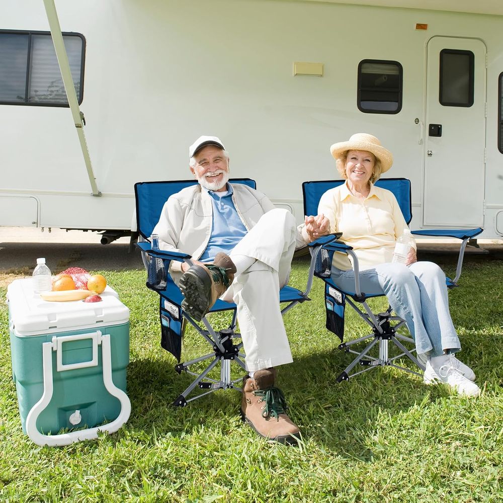 360 Degree Swivel Folding Hunt - Hunting And Fishing Outdoor Chairs avaliação e preço