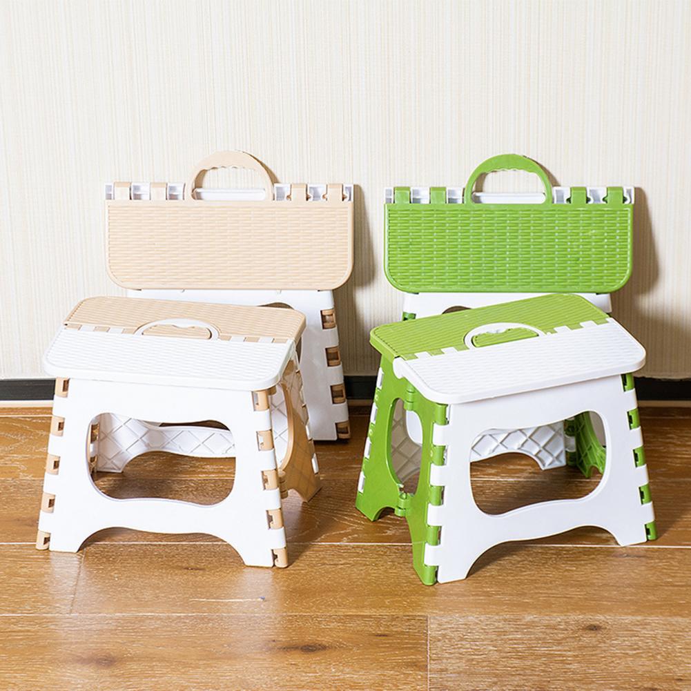 Plastic Folding Stool With Han - Hunting And Fishing Outdoor Chairs avaliação e preço