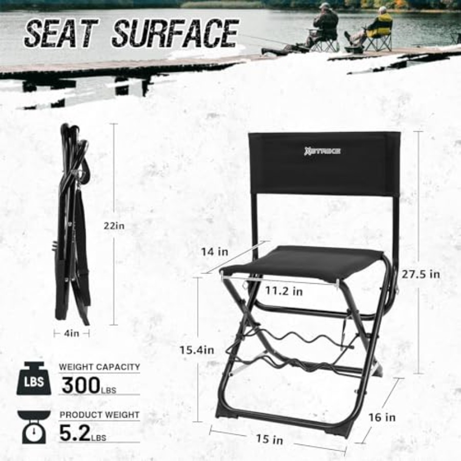 Portable Fishing Chairs Outdoo - Hunting And Fishing Outdoor Chairs avaliação e preço