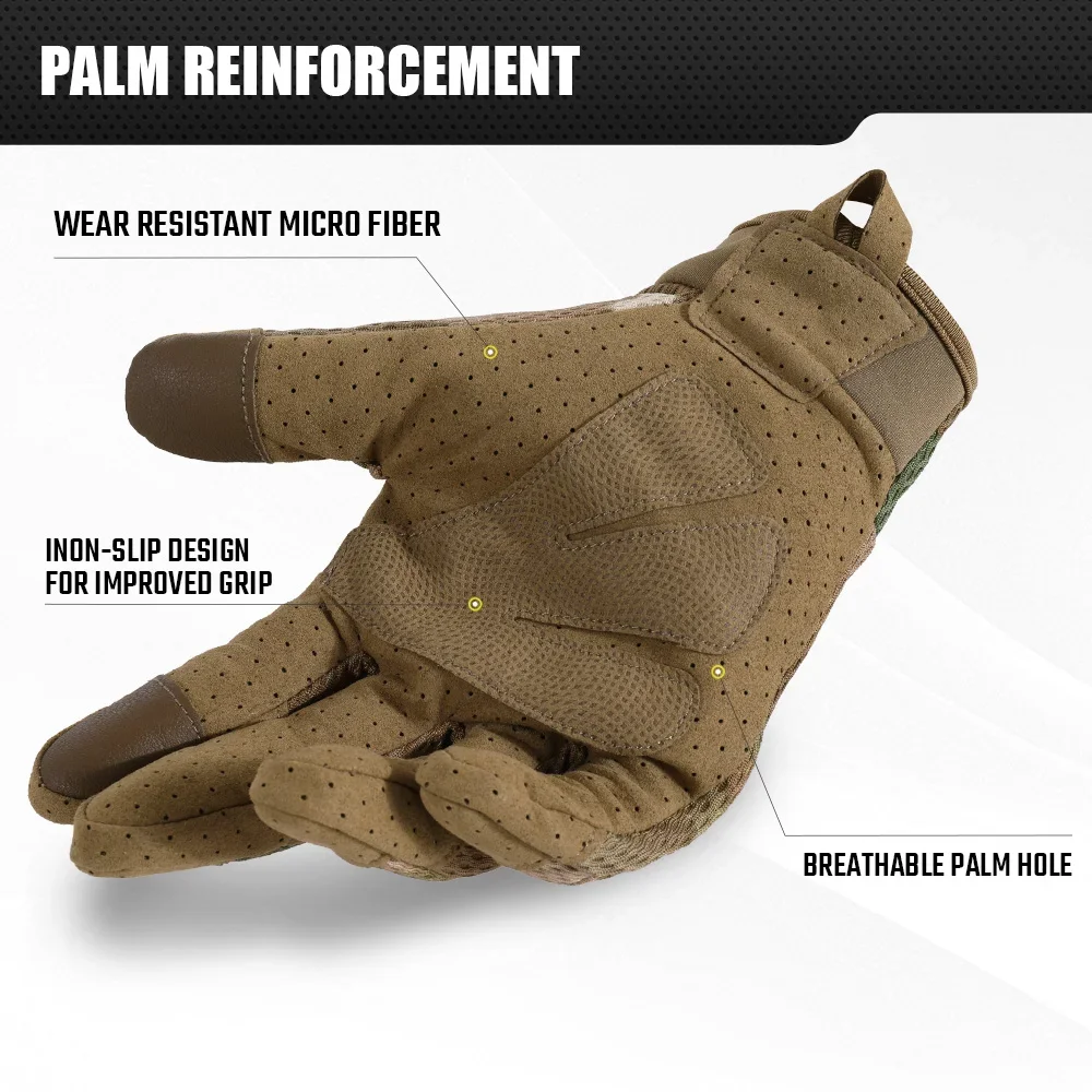 Camo Touch Screen Tactical Glo - Outdoor Hunting Gloves avaliação e preço