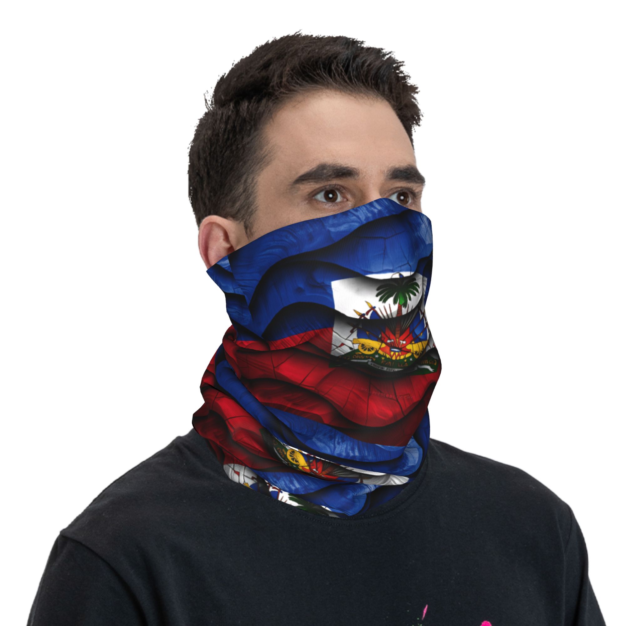 Haiti Flag Balaclava  Hunting  - Hunting Fishing Outdoor avaliação e preço