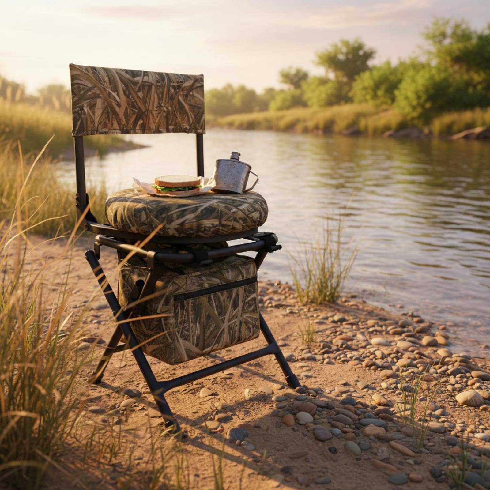 Fishing Chair Foldable Folding - Hunting And Fishing Outdoor Chairs avaliação e preço