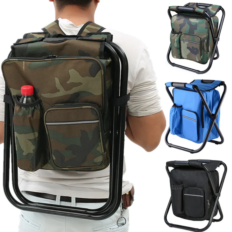 2 in 1 Folding Fishing Chair B - Hunting And Fishing Outdoor Chairs avaliação e preço