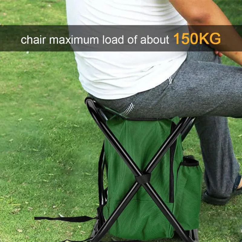 2 in 1 Folding Fishing Chair B - Hunting And Fishing Outdoor Chairs avaliação e preço