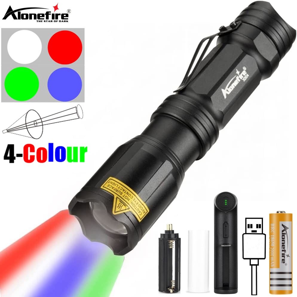 Zoom 4-Colour light LED Flashl - Outdoor Hunting Photography avaliação e preço