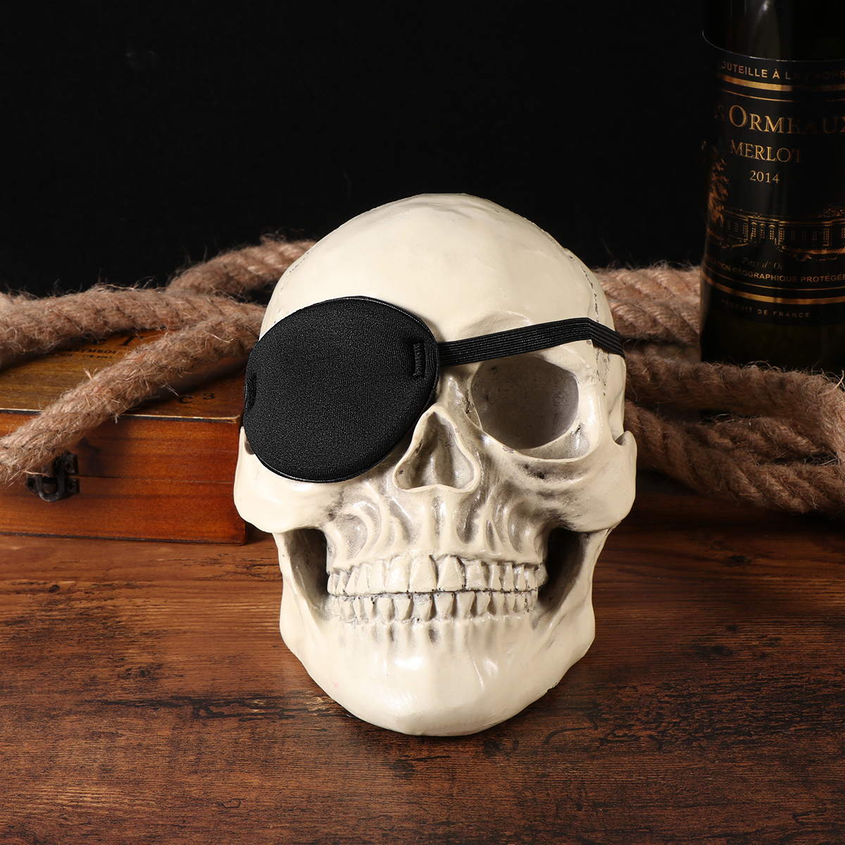 1PC Lazy Pirate Eye Patch Comf - Hunting Blind Fabric avaliação e preço