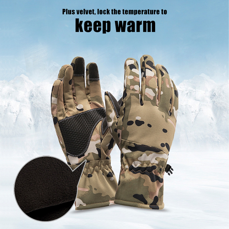 Tactics Outdoors Camouflage Hu - Outdoor Hunting Gloves avaliação e preço