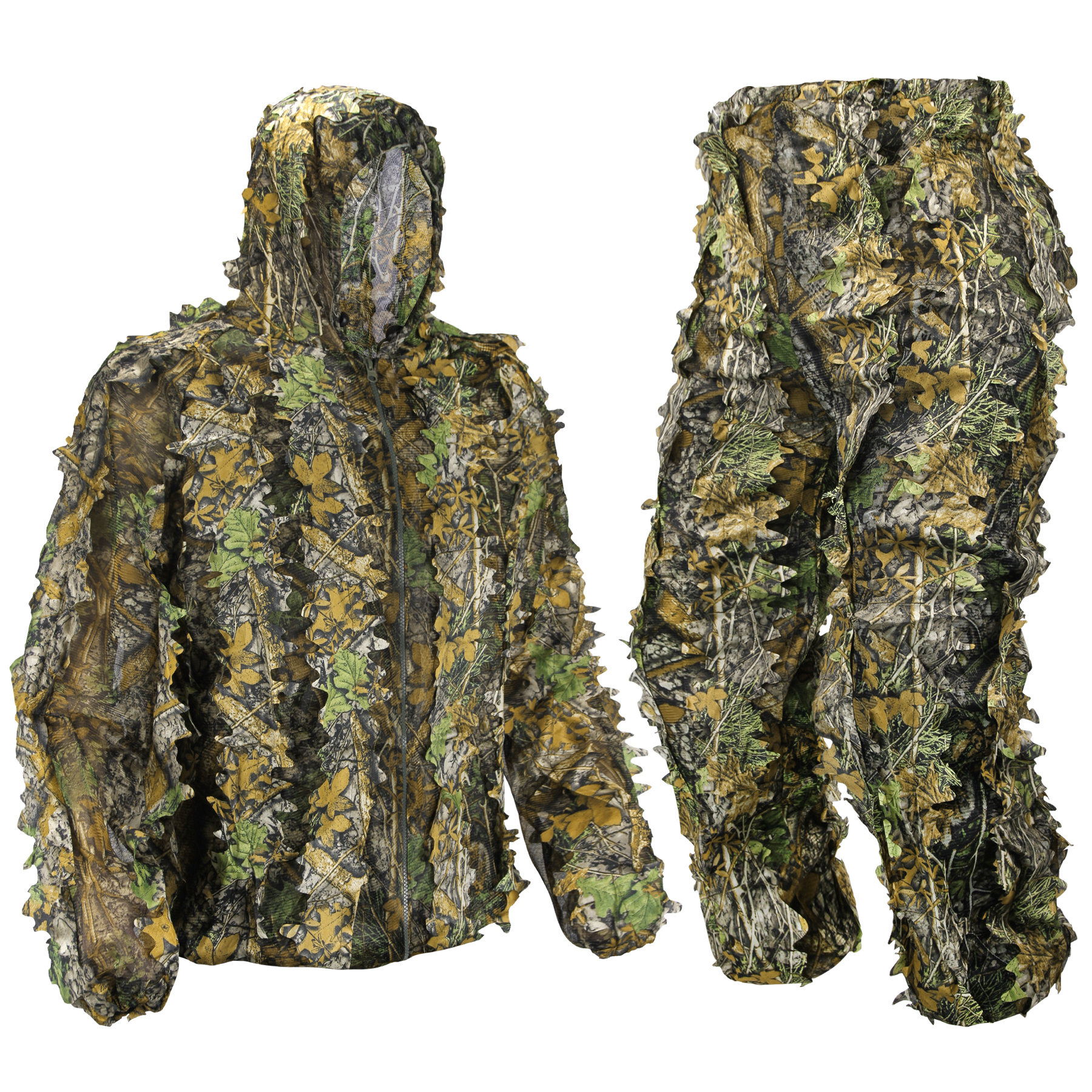 3D Camo Leaf Ghillie Suit Brea - Outdoor Hunting Photography avaliação e preço