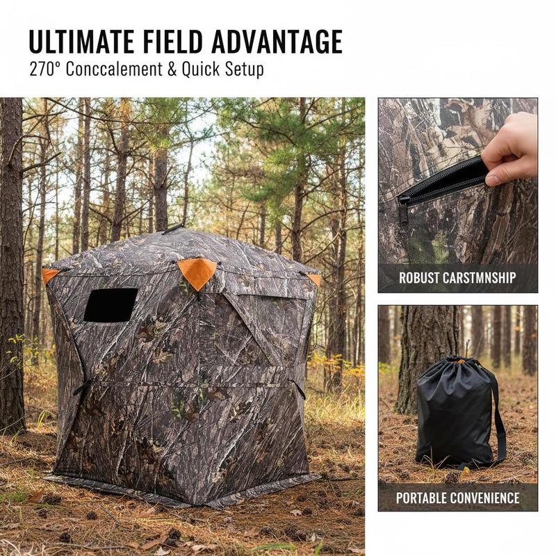 Ground Hunting Tent 60x60x66 I - Outdoor Hunting Bag avaliação e preço