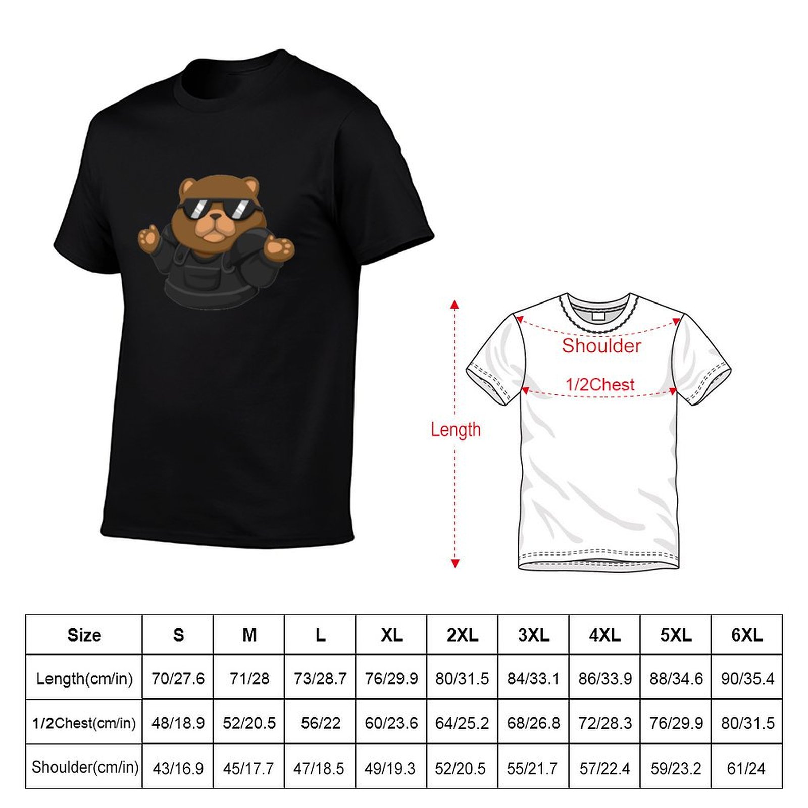 Bear Shrug Spray T-Shirt t shi - Bear Spray Protection avaliação e preço