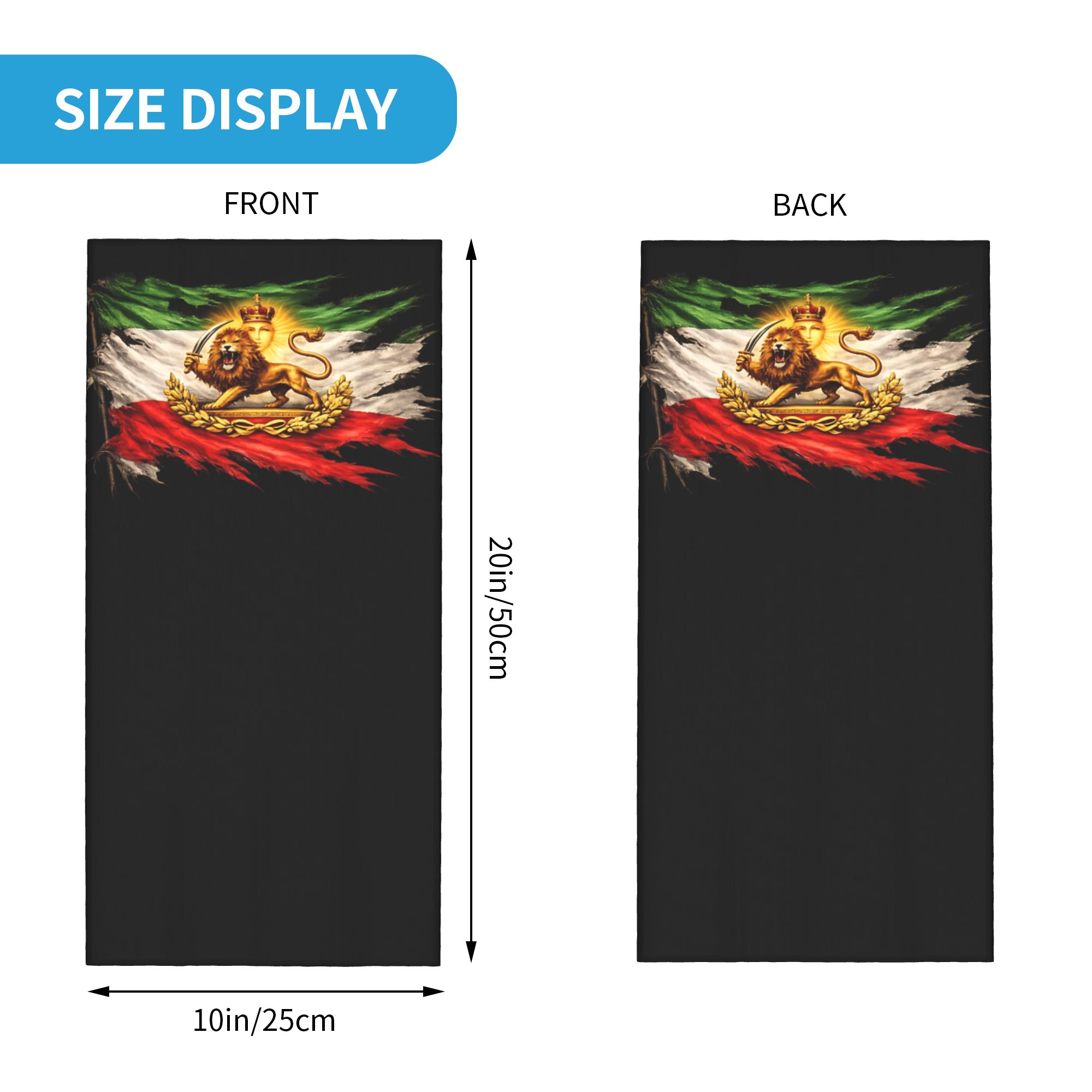 Iran Flag with Lion and Sun Em - Hunting Fishing Outdoor avaliação e preço