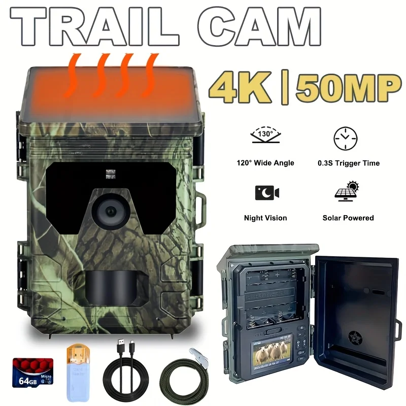KEEHOME 4K 50MP Solar-Powered  - Outdoor Hunting Photography avaliação e preço