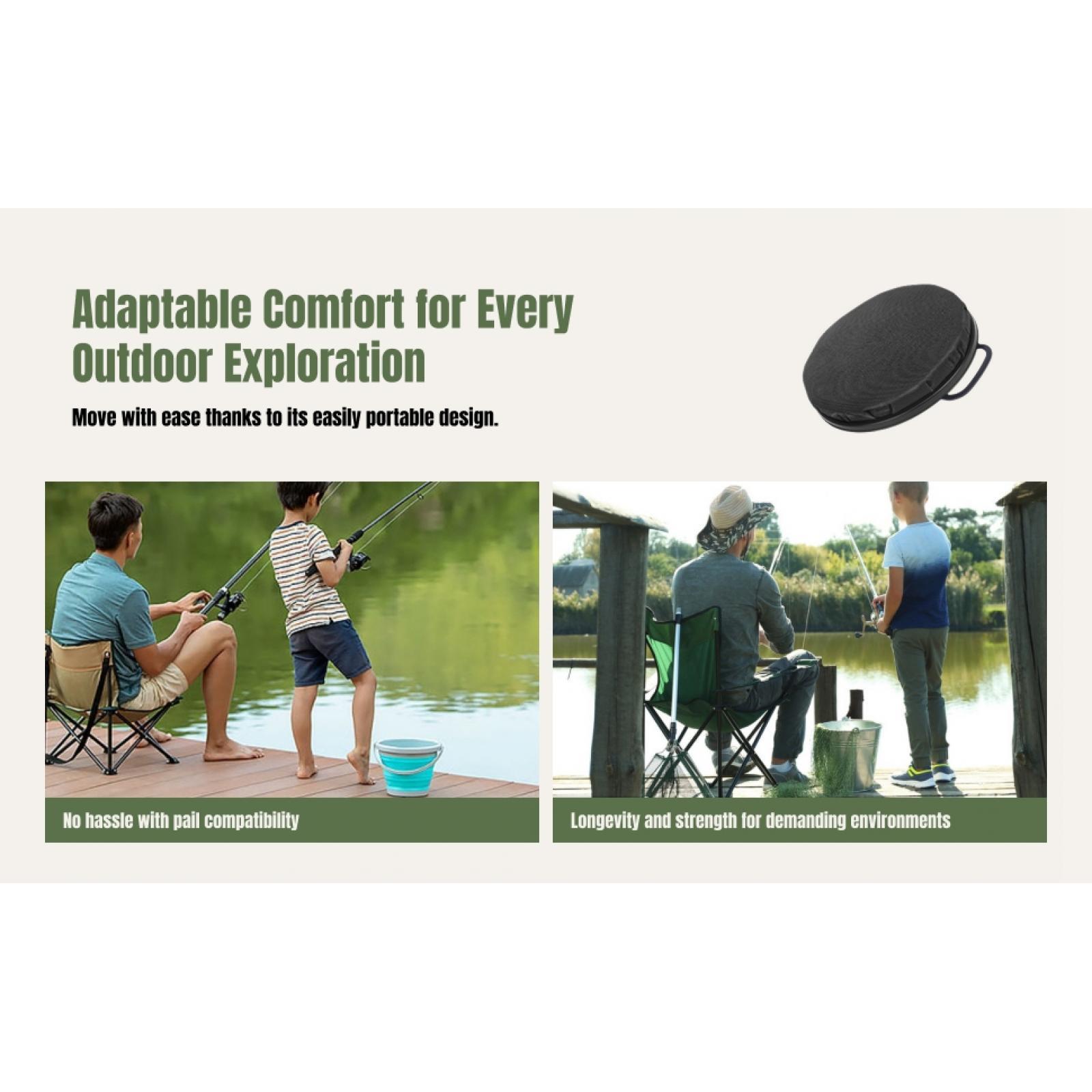 360 Swivel Bucket Seat Waterpr - Hunting And Fishing Outdoor Chairs avaliação e preço