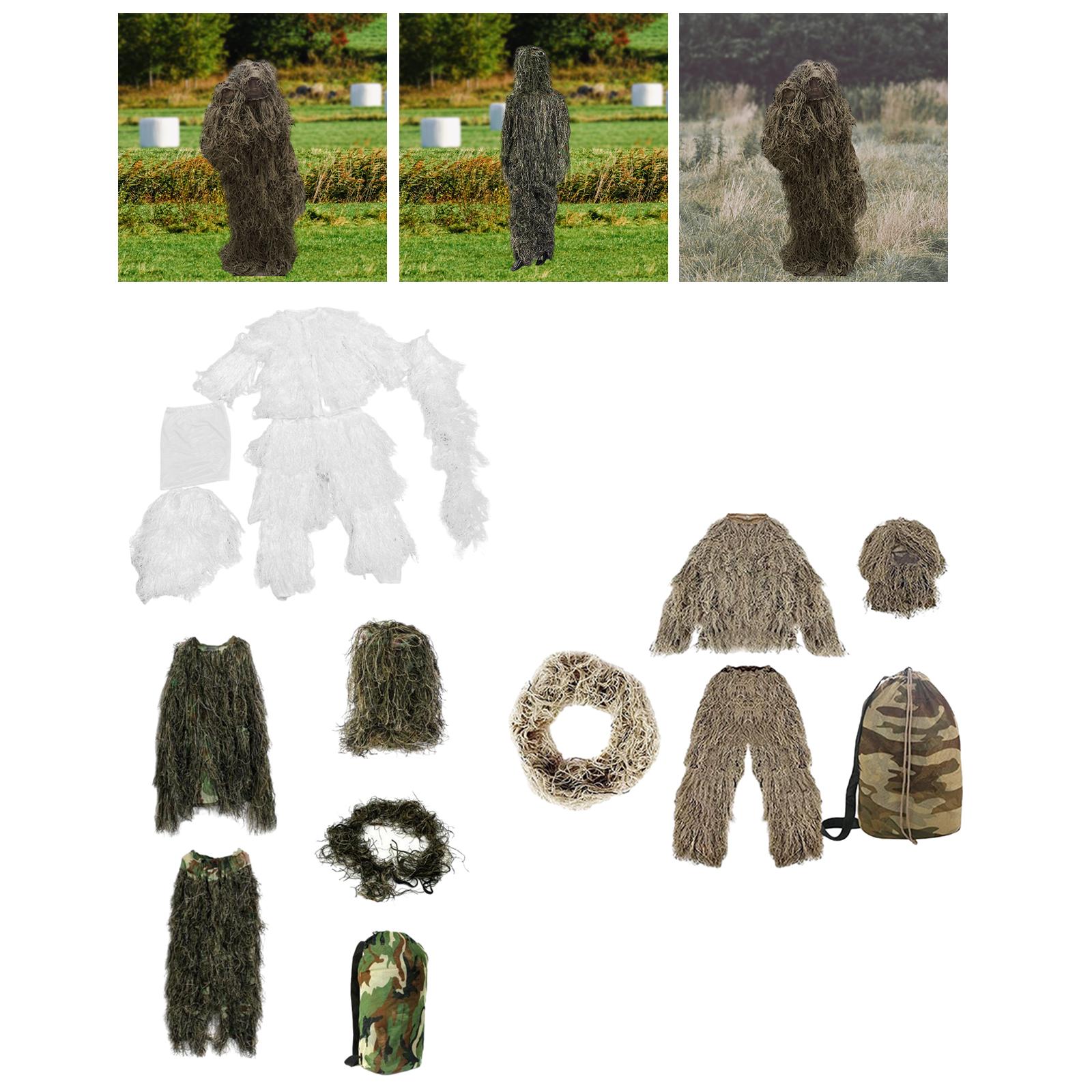 Kids Ghillie Suit Apparel Fanc - Outdoor Hunting Photography avaliação e preço