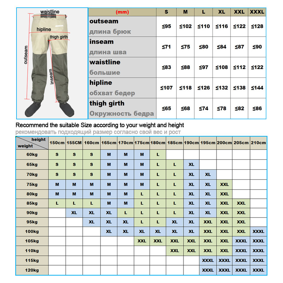 Fly Fishing Waders Fish Wading - Fishing Waders Breathable avaliação e preço
