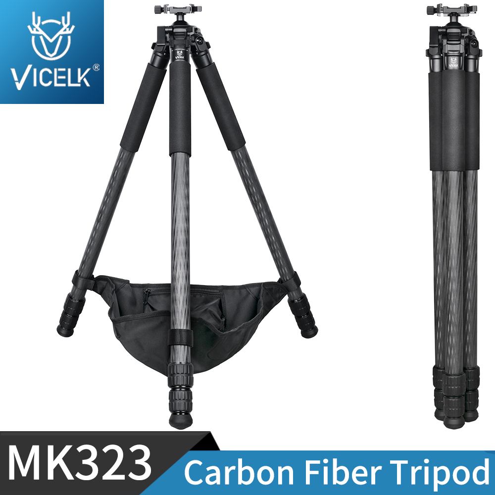 VICELK MK323 CarbonFiber Tripo - Outdoor Hunting Photography avaliação e preço
