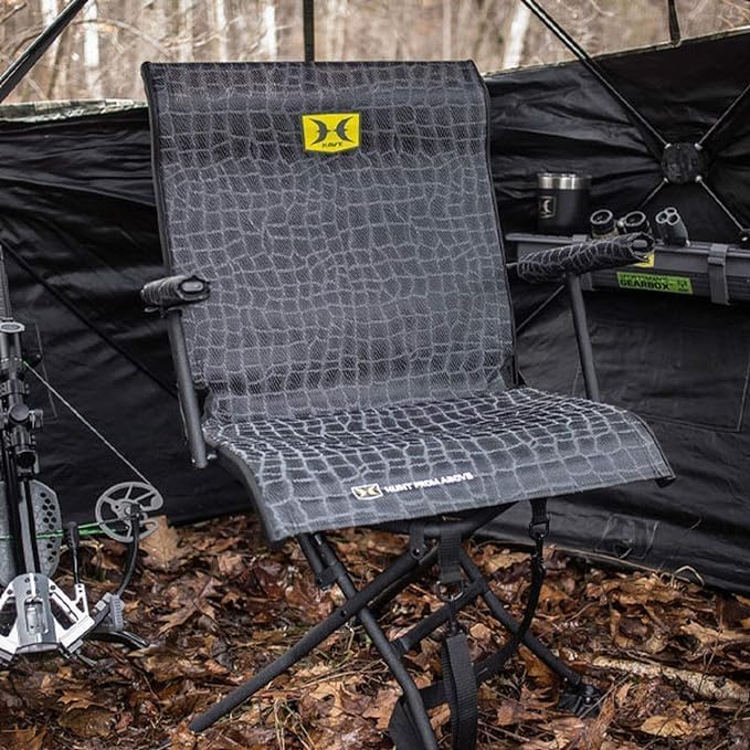 Silent 360° Swivel Chair - Por - Hunting And Fishing Outdoor Chairs avaliação e preço