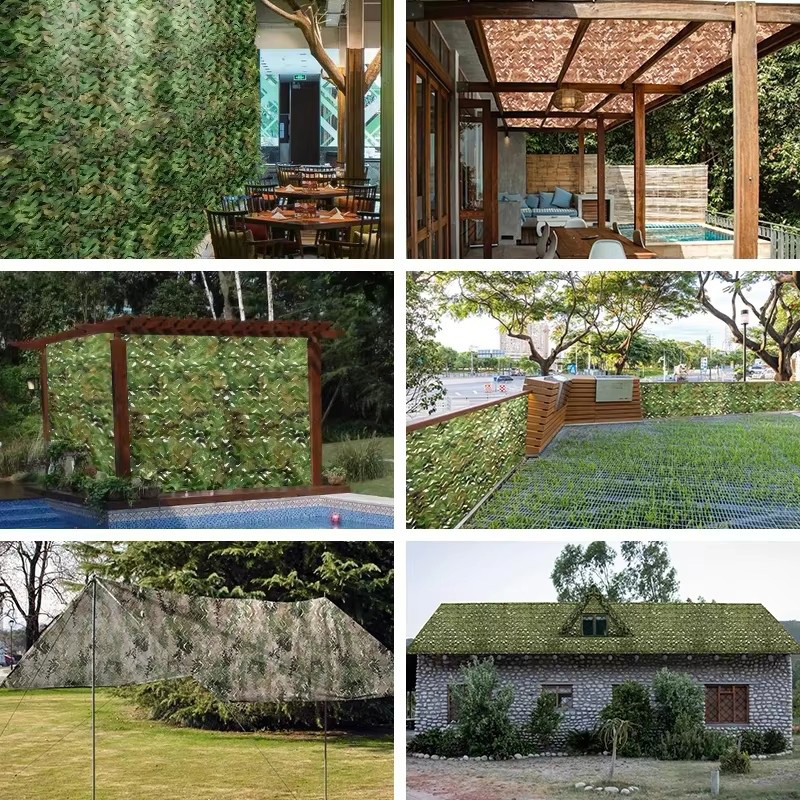Camouflage hunting net double  - Hunting Blind Fabric avaliação e preço