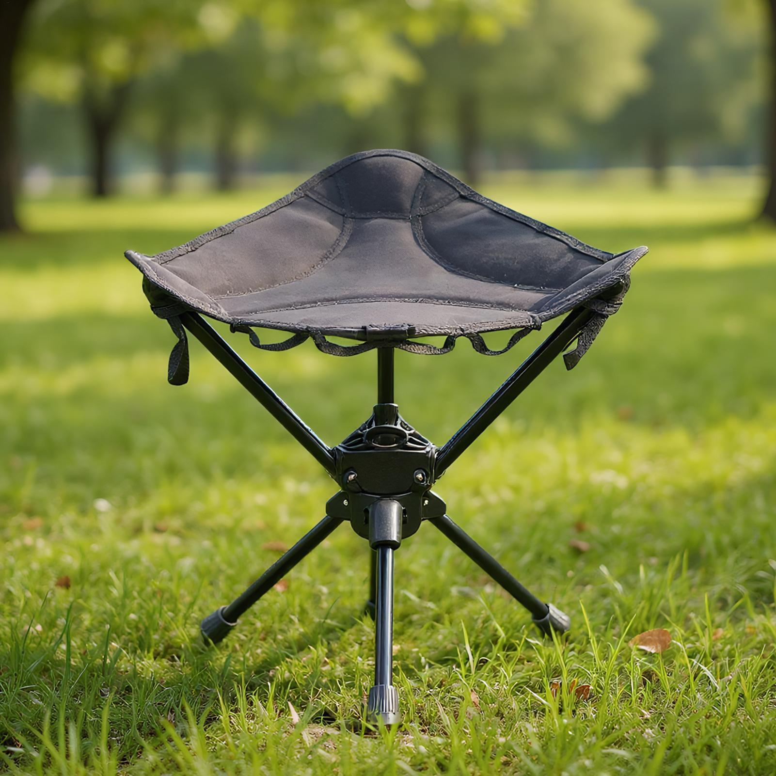 Folding Chairs Swivel Camping  - Hunting And Fishing Outdoor Chairs avaliação e preço