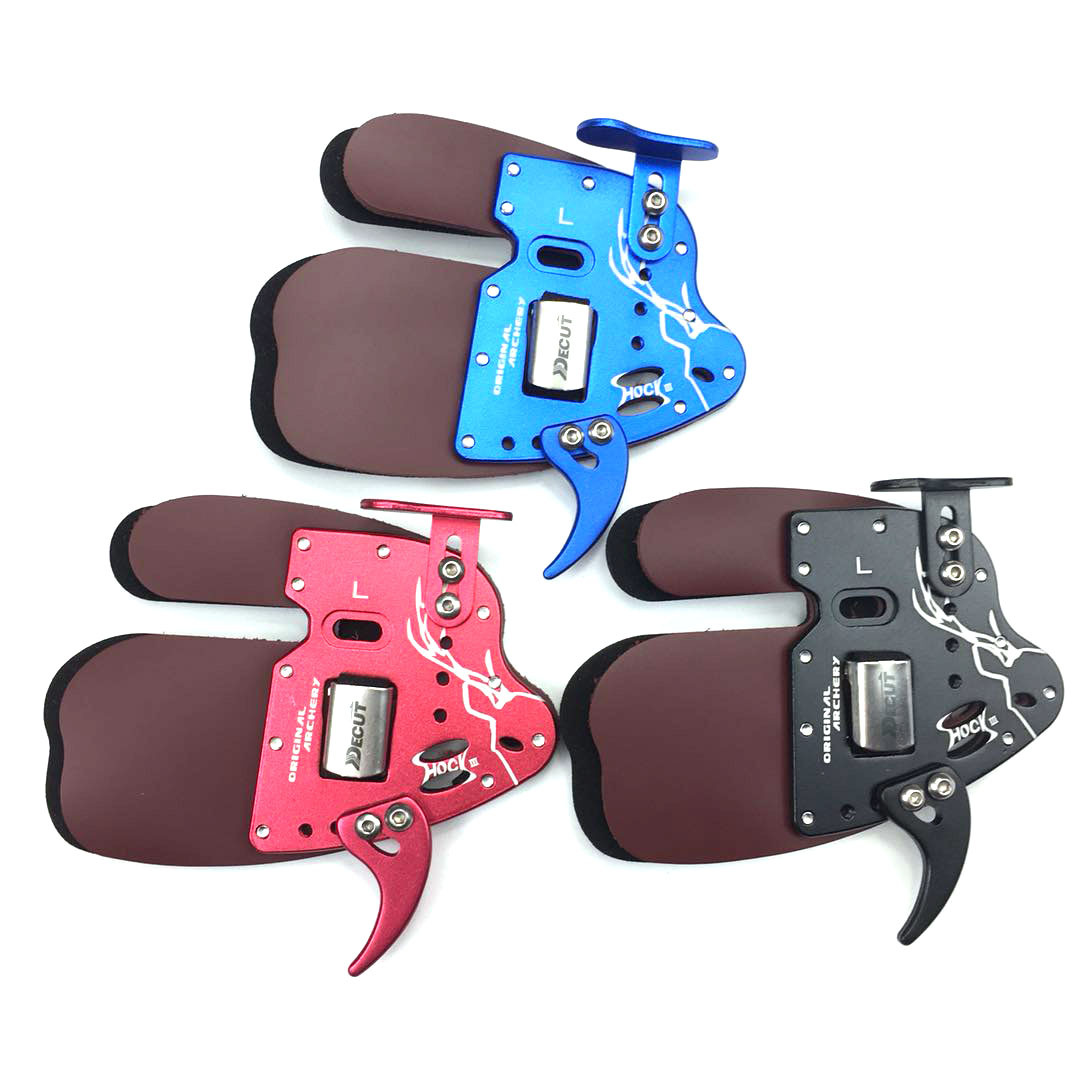 DECUT Archery Finger Tab Guard - Outdoor Hunting Gloves avaliação e preço