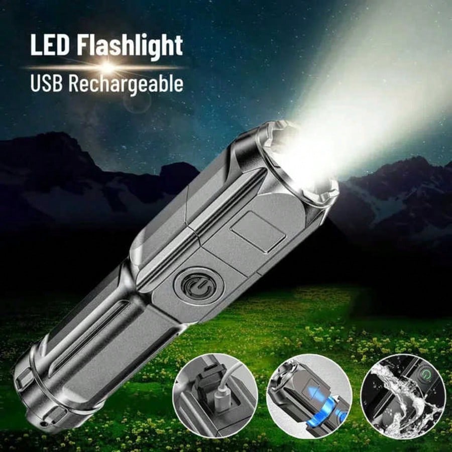 High Power Camping Flashlight  - Hunting Fishing Outdoor avaliação e preço