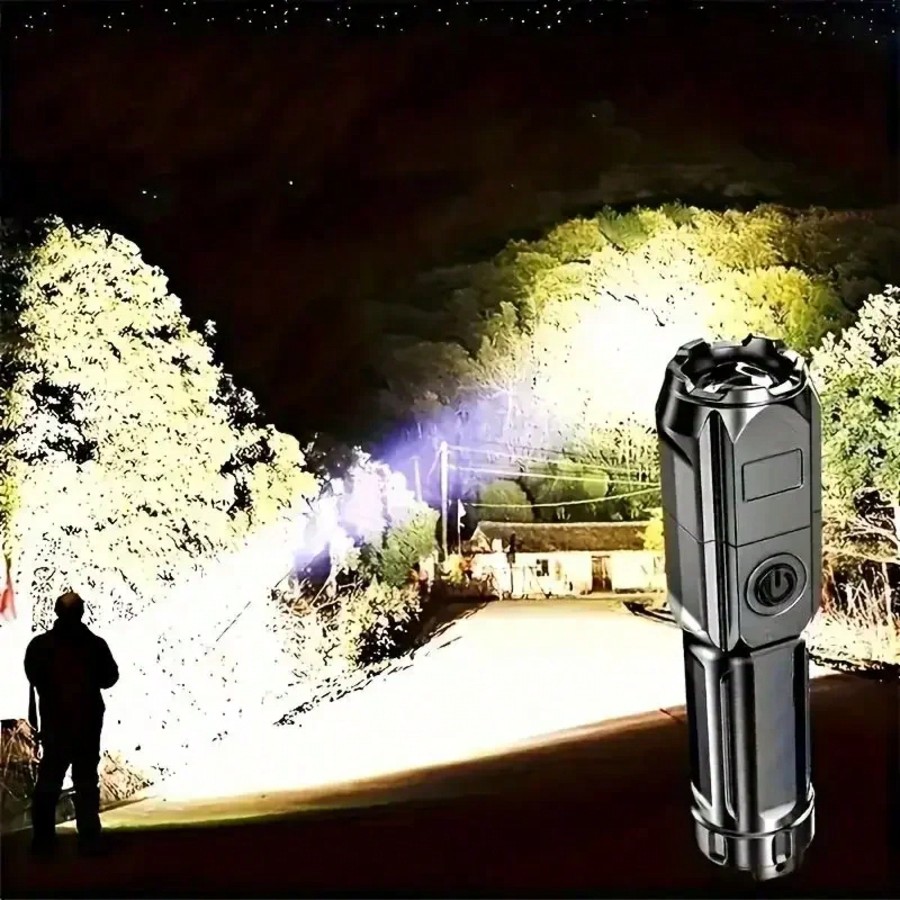 High Power Camping Flashlight  - Hunting Fishing Outdoor avaliação e preço